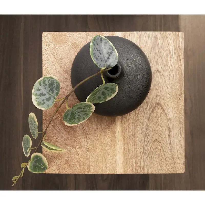 Kate and Laurel Karlsen Wood and Metal Drink Table - 8x8x23