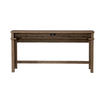 Pinebrook Ridge Weathered Toffee 4 Piece Console Table Set