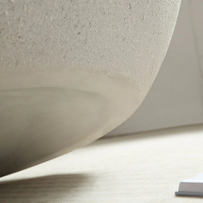 43.31Fiberglass Elliptical Coffee Table for Living Room Vintage Table, Irregular Center Table,No Need Assembly