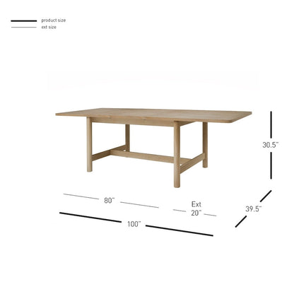 Bloomfield Butterfly Dining Table w/ 20 Ext