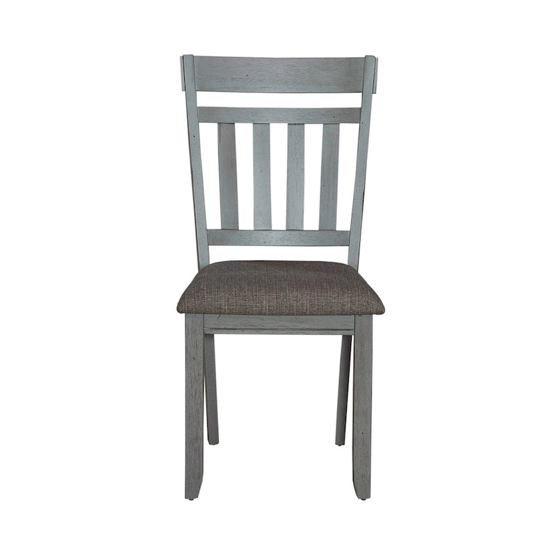 Newport Smokey Grey 6 Piece Trestle Table Set