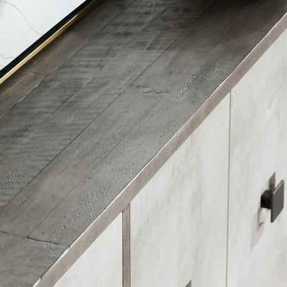 Classic Home Denver 80 Distressed Gray Sideboard Buffet