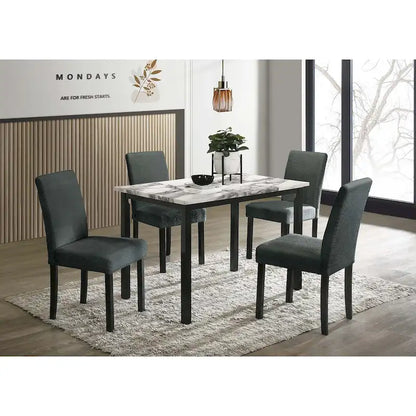 Poundex 5-pcs Dining Set