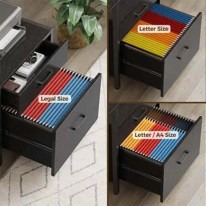 Computer Desk 65 with File Drawer