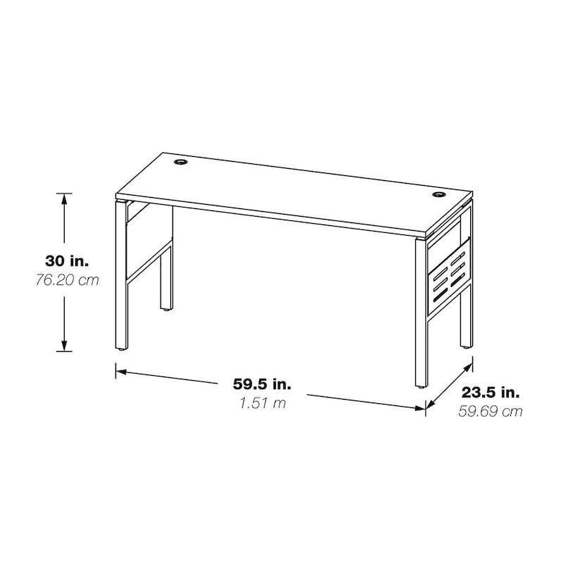 60 Desk with Storage