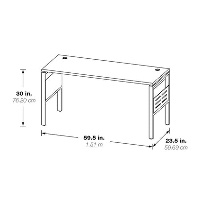 60 Desk with Storage