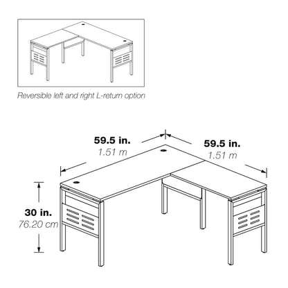 60 Desk with Storage