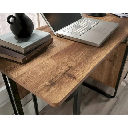 Station House Desk Etched Oak