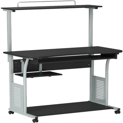 3 Tier Computer Desk with Printer Shelf