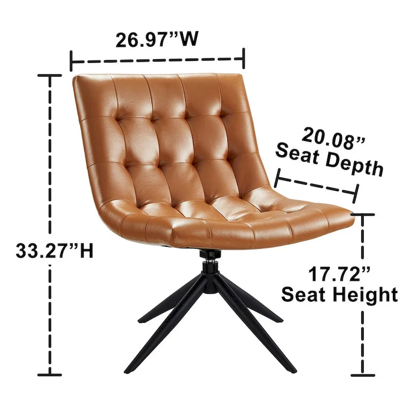 Art Leon Swivel Home Office Desk Chair