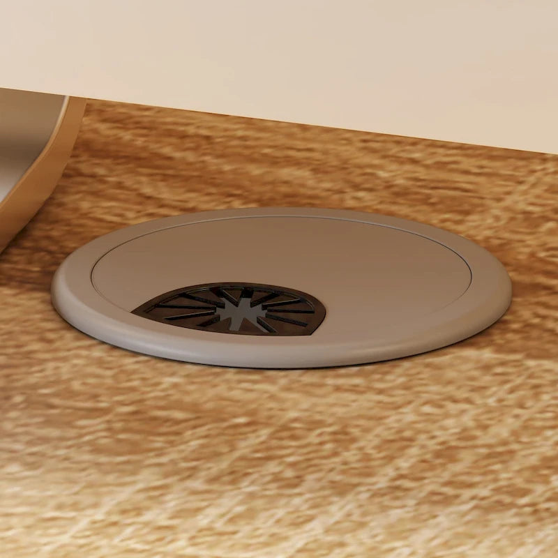 Salon Reception Counter with Keyboard Tray Large Working Desk