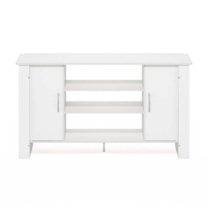 Furinno Econ TV Stand Entertainment Center, White
