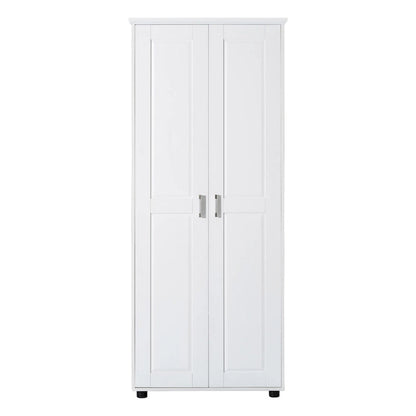 Storage Cabinet with 2 Doors for Bathroom, Office, Adjustable Shelf