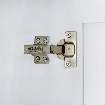 Freestanding Storage Cabinet with Hook and Adjustable Shelf