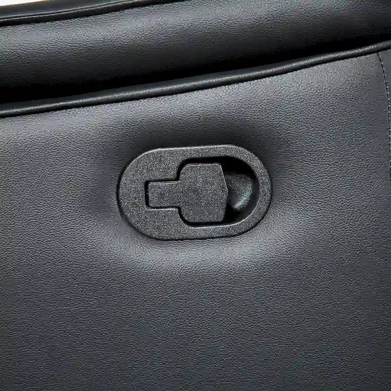 Furniture of America Marty Modern Leather Match Manual Reclining Sofa with Flared Padded Arms