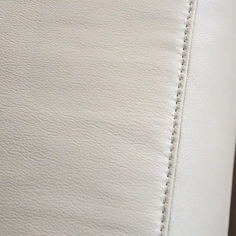 Furniture of America Marty Modern Leather Match Manual Reclining Sofa with Flared Padded Arms