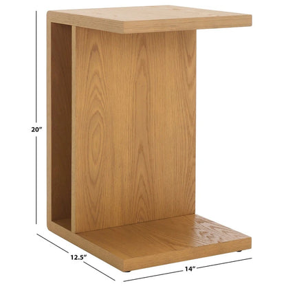 SAFAVIEH Couture Kassia Wood C Table - 14Wx13Dx20H