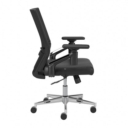 Cabot Mid Back Leather Office Chair by Bush Furniture