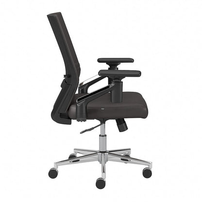 Cabot Mid Back Leather Office Chair by Bush Furniture